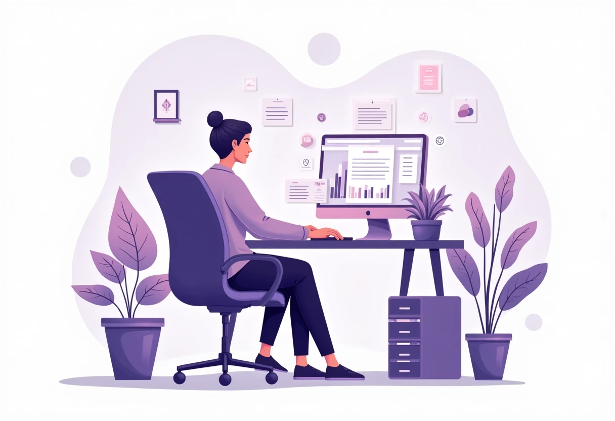 Freelancer reviewing loan options