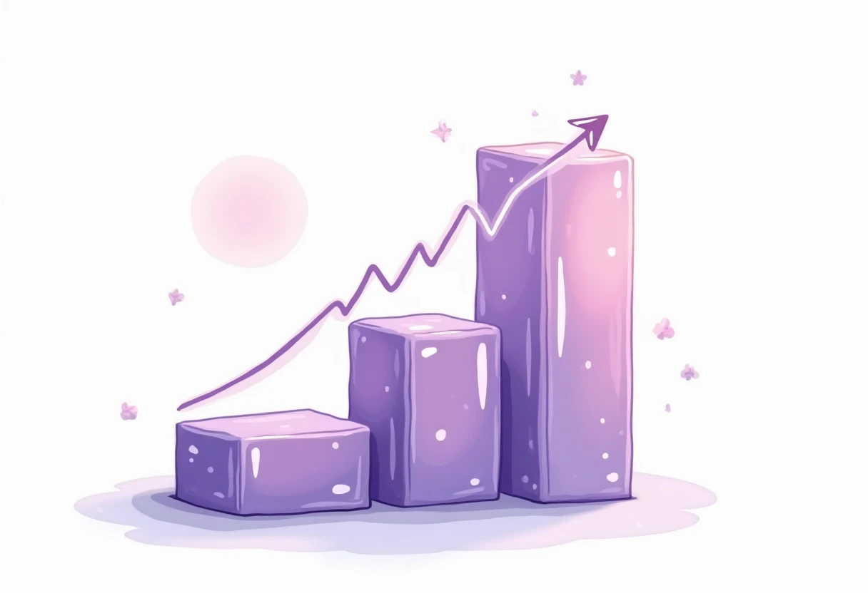 Financial growth concept