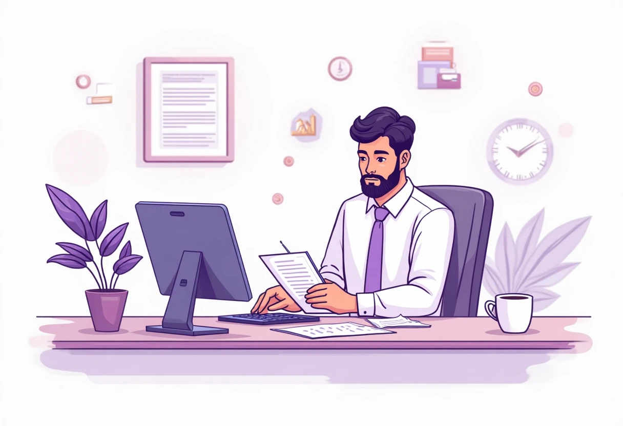 Freelancer assessing loan options
