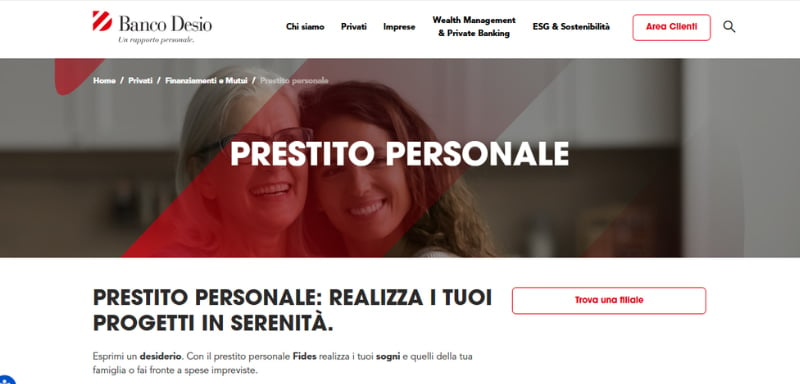 Banco Desio Prestito Personale