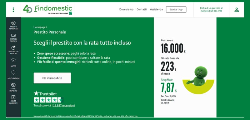 Findomestic Banca Prestito Personale